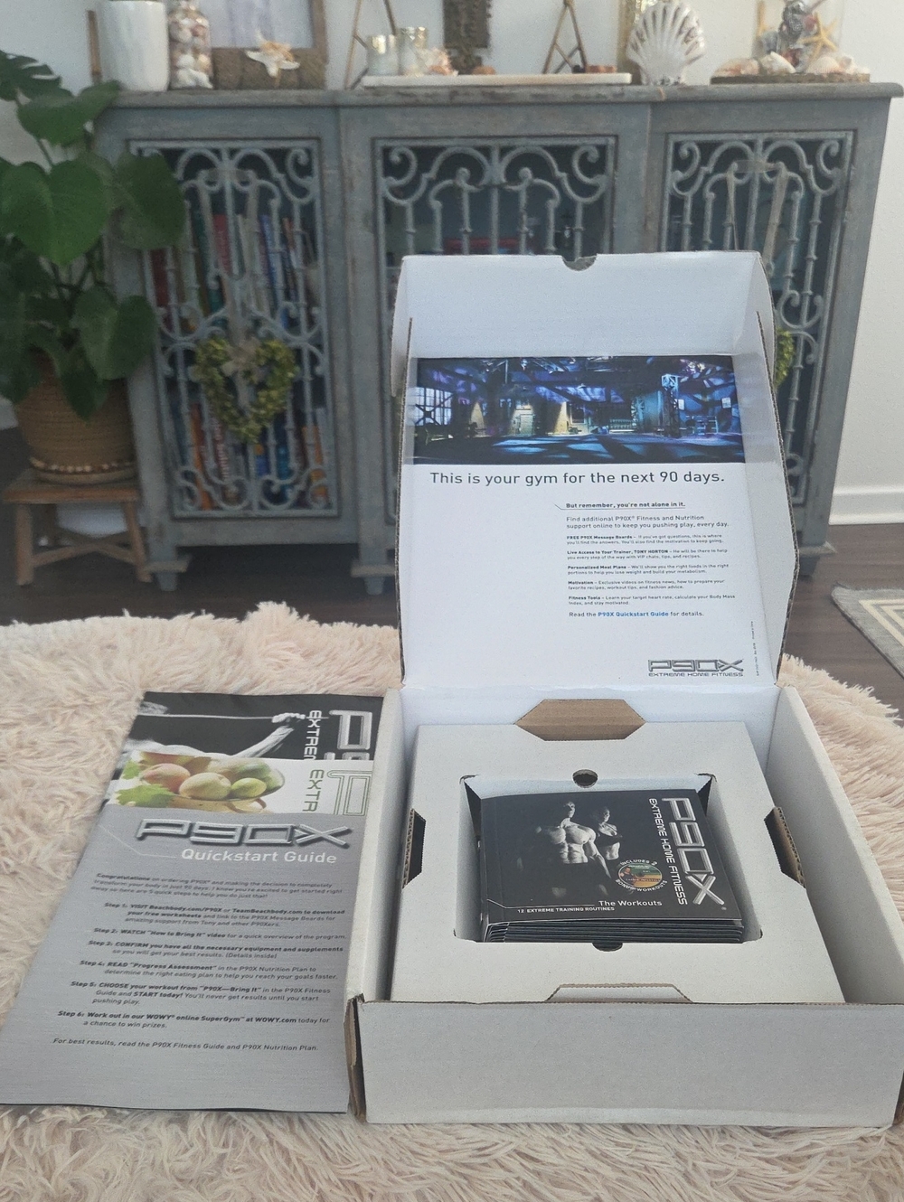 New - P90X Fitness DVD Set, Nutrition Plan, Fitness & Quickstart Guide Set